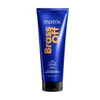 Matrix Brass Off Профессиональная синяя маска для нейтрализации желтизны темного блонда, 200 мл