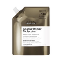 Профессиональный шампунь Absolut Repair Molecular для молекулярного восстановления волос, сменный блок, 500мл
